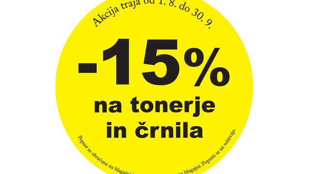 Akcija tonerji in črnila