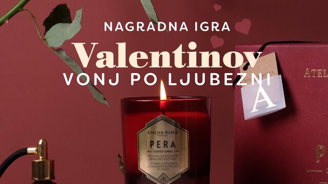 Nagradna igra »Valentinov vonj po ljubezni«