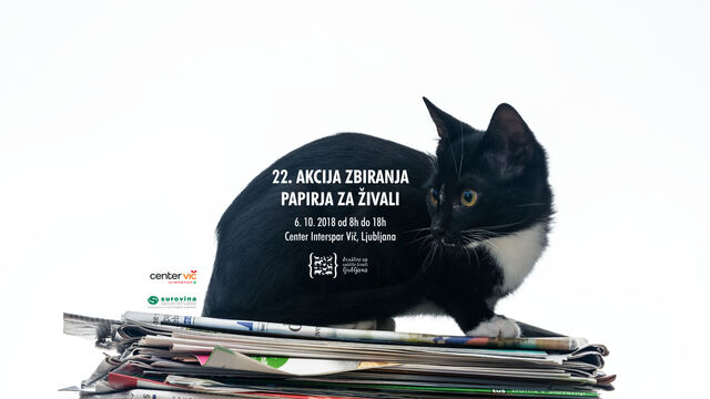 Akcija zbiranja papirja za živali