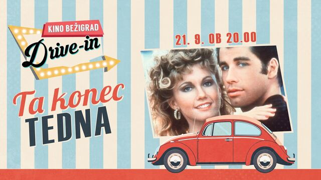 Retro vzdušje z drive-in kinom