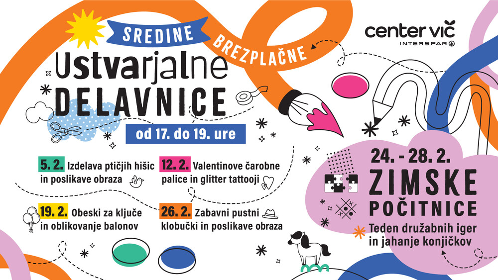 SREDINE USTVARJALNE DELAVNICE V CENTRU VIČ